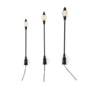 Zymoplas Lámpara de jardín modelo muñeca tamaño decorativo LED farola contemporánea materiales de arquitectura DIY manualidades paisaje luz modelo 2