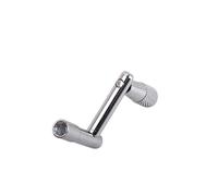Zymoplas Llave de llave en forma de Z tambor, batería Color plateado, afinación giratoria, percusión, piezas repuesto, accesorios Hardware para principiantes