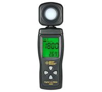 Zymoplas Luxómetro Digital LCD, medidor de luz de plástico, iluminómetro, fotómetro de mano ambiental integrado, para el hogar