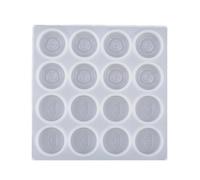 Zymoplas Moldes para fundición de resina, herramienta de fabricación joyas silicona, juego manualidades, tablero ajedrez, molde dijes para galletas, pasteles, Fondant, molde piezas ajedrez