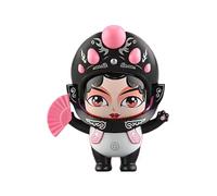 Zymoplas Muñeca Panda Tradicional de 3 Piezas para Expresiones faciales con Juguete de ópera de 3 Piezas con muñeca cambiante Materi Opera Sichuan, Rosa, 8.5 * 7.6 * 9.5 CM