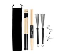 Zymoplas Palo de tambor sin rebabas, superficie lisa, cepillo de acero, equipo Musical, accesorio práctica, accesorios percusión, suministros para instrumentos, varilla Para madera