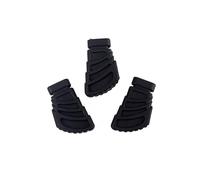 Zymoplas Paquete de 3 pies de tambor Soporte goma Instrumento musical Conjunto percusión Accesorios hardware reparación reemplazables, L, WC10