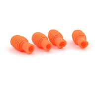 Zymoplas Paquete de 44 fundas de silicona tamaño compacto, suministros para instrumentos, pieza percusión, funda para varilla resiliencia, suministros para batería, cubierta para palo