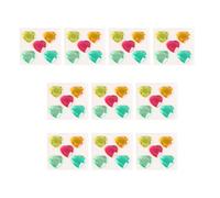 Zymoplas Pegatina de diamantes de imitación corazón, gemas cristal acrílico, multiusos, autoadhesivo, decorativo, manualidades, accesorios para, Color surtido2
