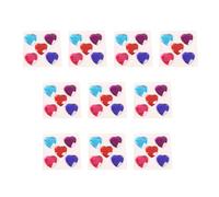 Zymoplas Pegatina de diamantes de imitación corazón, gemas cristal acrílico, multiusos, autoadhesivo, decorativo, manualidades, accesorios para, Color surtido1