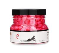 Zymoplas Perlas de cera para la depilación Opcional Herramientas de belleza para derretir el vello no deseado Terapia de película de depilación sin papel para el brazo de la pierna, Fresa