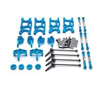 Zymoplas Pieza del kit de combinadores de cojinete de copa de dirección de oruga de brazo oscilante trasero delantero, Azul