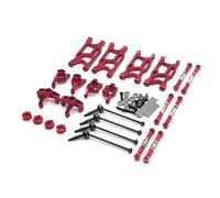 Zymoplas Pieza del kit de combinadores de cojinete de copa de dirección de oruga de brazo oscilante trasero delantero, Rojo