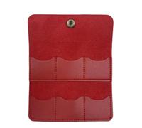 Zymoplas Púa de PU para guitarra, mini púa de guitarra, soporte para púas de guitarra, accesorios, soporte para púas, regalo para música, púa de guitarra, mini amplificador, rojo