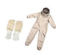 Zymoplas Ropa de apicultura, cuerpo profesional ventilado, disfraz de apicultor granja, a prueba mordidas, equipo protección transpirable varios tamaños , XXL