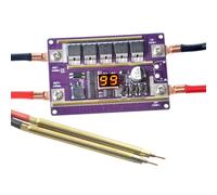 Zymoplas Soldador por puntos portátil de 12V, Kit DIY, placa de Control Panel circuito, soldadores batería litio, máquina soldadura por puntos, Sin cobertura