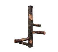 Zymoplas Soporte de Loro para Mascotas, Palo de pie para Madera, Garra Multifuncional, Juguete molienda, Jaula para pájaros, Accesorios, Juguete Ligero para pájaros