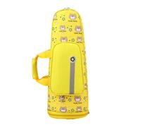 Zymoplas Suona Bag Professional Splashproof Pattern Impermeable Bolsa de Tela Oxford Mochila para Llevar conciertos Escolares, Amarillo