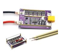 Zymoplas Tablero de Control de soldadura portátil ajustable 99 engranajes pantalla Digital precisa DIY soldador punto placa acero inoxidable, tipo 4