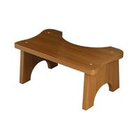 Zymoplas Taburete de bambú para Inodoro, Asiento Impermeable Antideslizante para Caca, Inodoro para pies de Adultos, Taburete para Personas Mayores, Banco para Sentadillas para Viajes