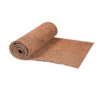 Zymoplas Tapete de fibra de coco para maceta, cubierta para maceta, forro reutilizable, cesta recortable DIY, hoja, alfombra, mantillo, decoración del hogar, 40x100cm