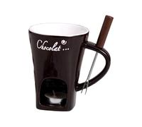 Zymoplas Taza de europea para derretir queso y servir calentadores de velas hechos cerámica, juego tazas para estofado, taza para estofado Personal, café