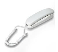 Zymoplas Teléfono con Cable para casa con Teclado numérico en la Base para un Sencillo. Teléfonos Digitales ABS para Banda Ancha de Fibra óptica Completa. Teléfono Vtech, B