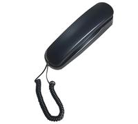 Zymoplas Teléfono con Cable para casa con Teclado numérico en la Base para un Sencillo. Teléfonos Digitales ABS para Banda Ancha de Fibra óptica Completa. Teléfono Vtech, A