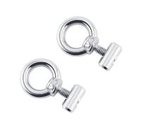 Zymoplas Tornillo de 11MM, Tuercas de riel de Pista de Acero Inoxidable 304, Sujetador de Amarre, Herramientas de Ojal, Adaptador de Junta tórica para Barco, RV, Caravana, Camper, toldo, Tipo 1