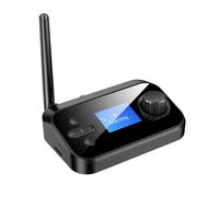 Zymoplas Transmisor 5,0 Compatible con Bluetooth para AUX Adaptador de Salida de Entrada de 3,5mm Reproductor Multimedia Suministros para aulas domésticas