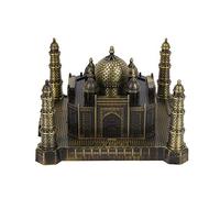Zymothrix Modelo de Metal del Taj Mahal de la India, decoración de un Famoso Monumento, réplica Vintage del Patrimonio Mundial con artesanía Exquisita para la decoración del Escritorio del h