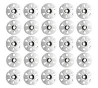 Zymuegist 200 arandelas de acero galvanizado de 35 mm de diámetro con seis agujeros, resistentes a la corrosión y fáciles de fijar para aislar tableros de respaldo, placas de yeso y azulejos (200)