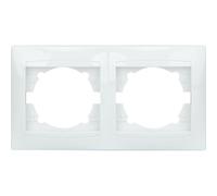 Zyna doble placa empotrada - Blanco - Zenitech
