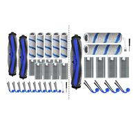 ZYNCUE 1 juego de accesorios para ECOVACS-Deebot X11/X11 Pro/OmniCyclone cepillo principal, filtro HEPA, cepillo lateral, antibacteriano = rodillos de fregona