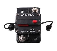 ZYNCUE 120A Amp Car Circuit Breaker Fusible Reset 12V-48V DC Car Boat Auto Impermeable, Car Marine Boat Terminal Inline Fusible Inverter
