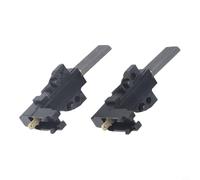 ZYNCUE 2 escobillas de carbono de repuesto para motor HOOVER Candy Ceset para INDESIT para lavadoras ARISTON de 53 mm de longitud, color negro
