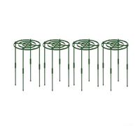 ZYNCUE Anillos de soporte de plantas para peonías con mecanismo de altura ajustable que apoya el crecimiento desde la etapa temprana hasta la madurez de floración completa (C)