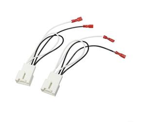 ZYNCUE Arnés adaptador de altavoz de coche para Focus 2 CX5, kit de cableado de audio ABS robusto con contactos de cobre premium, para instalación estilo OEM, 4 piezas (paquete de 2)
