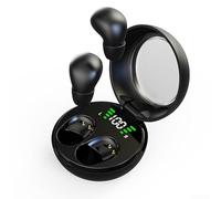 ZYNCUE Auriculares deportivos intrauditivos para TWS diseño inalámbrico con características impermeables y de cancelación de ruido (negro)