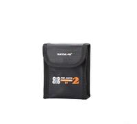 ZYNCUE Bolsa de almacenamiento de batería LiPo resistente al calor de diseño sofisticado para drones DJI Avata 2, como lo muestra la imagen, Holds 2 battery