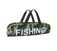 ZYNCUE Bolsa de equipo de pesca que ahorra espacio con diseño aerodinámico para un fácil manejo, como lo muestra la imagen
