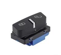 ZYNCUE Botón de interruptor de bloqueo central de puerta 2011-2018 compatible con OEM 7P6962126A ABS negro para pieza de repuesto