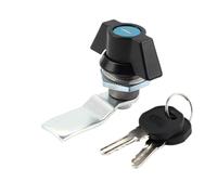 ZYNCUE Caja de distribución, cerradura de leva, aleación de zinc, cerradura de acero inoxidable para equipos de maquinaria industrial, gabinete de interruptor, gabinete de red, archivador