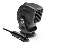 ZYNCUE Calentador portátil de coche de 12 V y 120 W con rotación de 360 grados, descongelador de parabrisas y ventilación de ventilador, compatible con sedanes de salida de 12 V para SUV, camiones