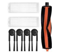 ZYNCUE Cepillo principal de repuesto y kit de filtro para Xiaomi Robot Vacuum S40 Pro / OV71GL 1 cepillo de rodillo principal, 4 cepillos laterales, 2 filtros