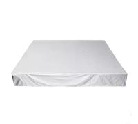 ZYNCUE Cubierta cuadrada de spa para piscina, protector de aislamiento térmico Oxford 210D plateado, para protección superior dura contra el sol (218 x 218 x 30 cm)