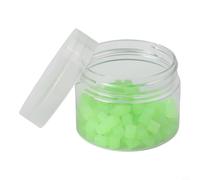 ZYNCUE Cuentas luminosas de silicona para pesca en agua salada, cuentas fluorescentes brillantes compatibles con aparejos Sabiki y ganchos para moscas