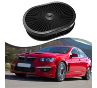ZYNCUE Filtro de aire ovalado de 12 x 2 pulgadas, conector de 5-1/8 pulgadas, material no tejido, flujo de aire limpio de filtración mejorada, compatible con motores automotrices