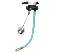 ZYNCUE Ibc Tapa Dn150 con sobrellenado para protección y conexión de bomba, tanques de agua de lluvia, para tapa de plástico negra con ventilación Ibc contenedores compatibles con conjunto de arranque