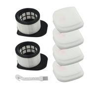 ZYNCUE Juego de filtros Iz400/Iz420 para aspiradora inalámbrica Shark Stratos 2 filtros de poste, 4 filtros de espuma y fieltro y cepillo de limpieza, bolsa de polvo, juego de repuesto para robot de