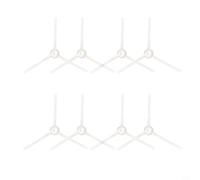 ZYNCUE Kit de cepillo lateral de repuesto para robot aspirador LG CordZero R3-Prime, paquete de 8 accesorios de nailon de plástico para una limpieza eficaz de bordes y esquinas