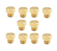 ZYNCUE Kit de conversión de boquilla de gas propano para parrillas de barbacoa, orificio de latón de 0,8 mm, compatible con LP/gas, 10 o 20 piezas