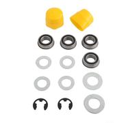 ZYNCUE Kit de conversión de rodamientos de rueda delantera para cortacéspedes Craftsman & Poulan (modelo 9040/532009040) - para construcción de metal y goma