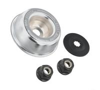 ZYNCUE Kit de fijación de cuchillas de metal para desbrozadora, incluye 2 tuercas LH M10x1.0 y M10x1.5, para modelos FS87 FR130T FR220 FR350 FR450